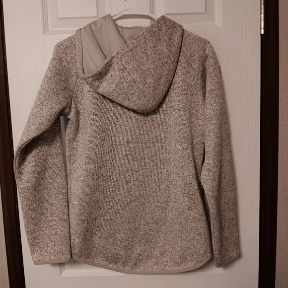 Thread & Supply Dillion Oatmeal Spice Pullover 3/4 Snap Cozy Hoodie Sweatshirt S - Picture 4 of 8
